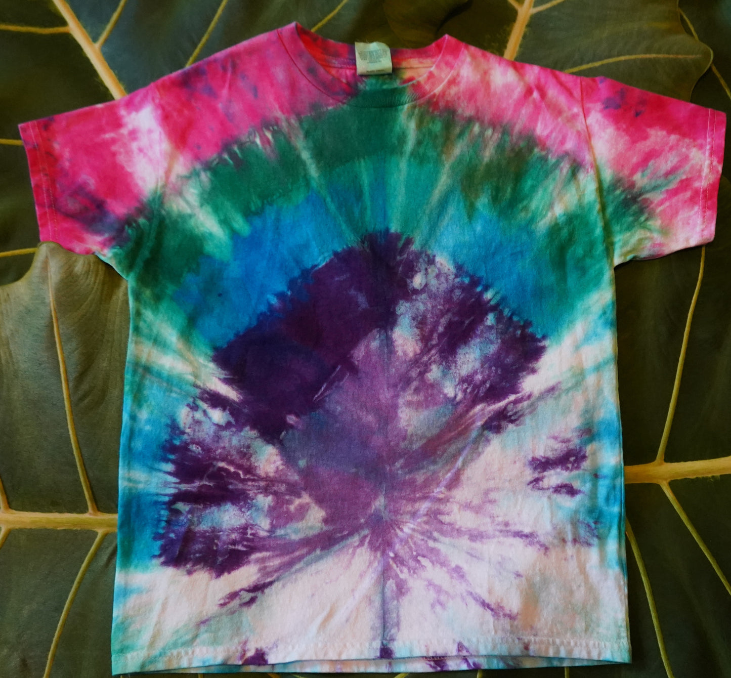 Youth T-Shirt Rainbow Sunrise Tie-Dye