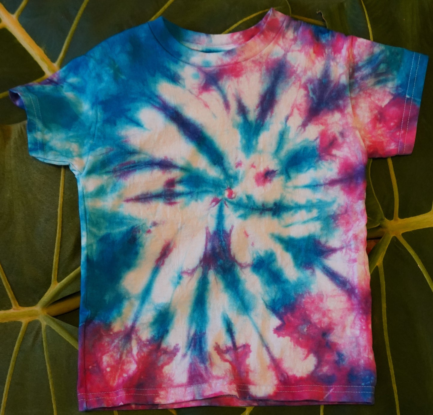 Youth T-Shirt Cotton Candy Spiral Tie-Dye