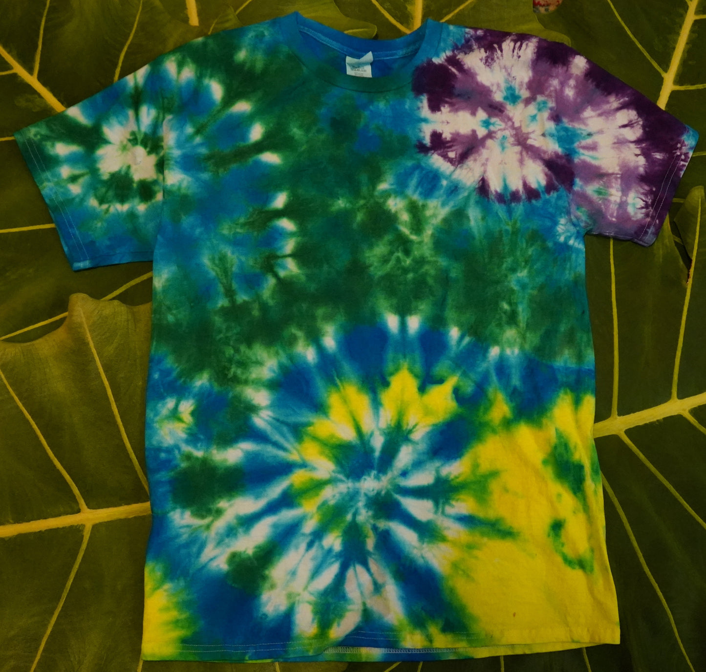 Adult T-Shirt Wildflower Bloom Tie-Dye