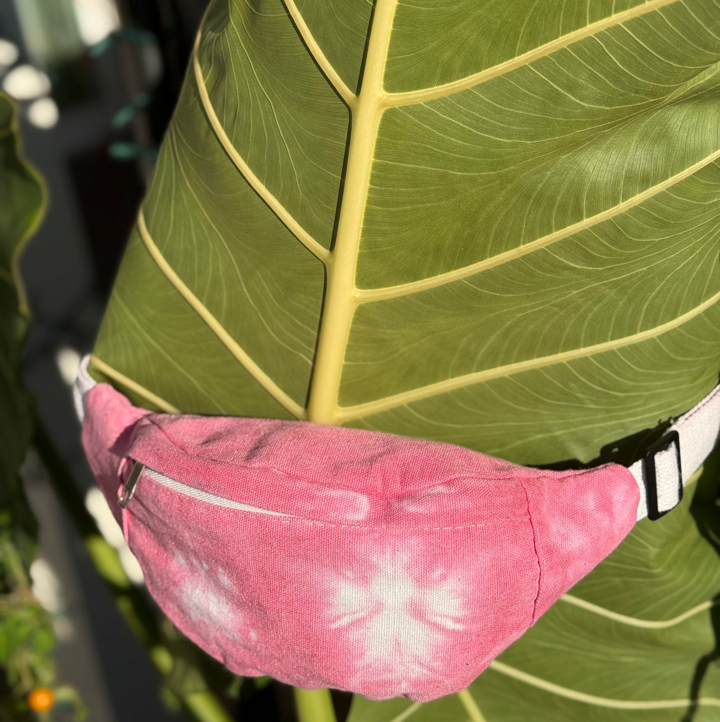 Red & White Fanny Pack