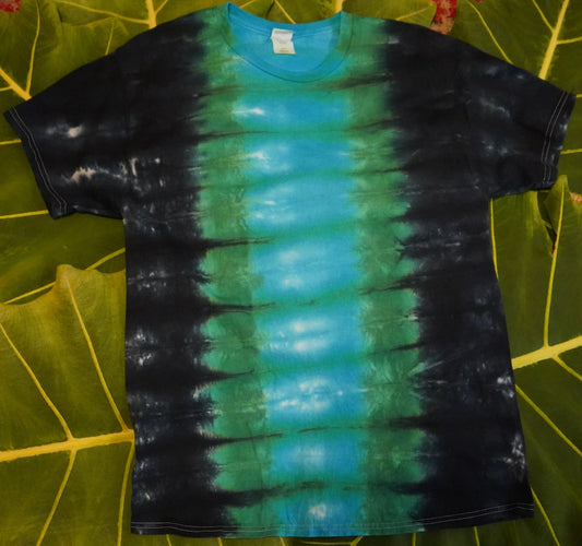 Adult T-Shirt Aquatic Horizon Tie-Dye